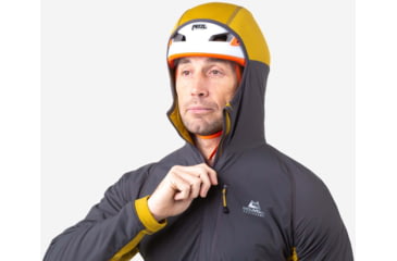 Image of Mountain Equipment Switch Pro Hooded Jacket - Mens, Anvil Grey/Acid, Medium, ME-005131-ME-01565-M