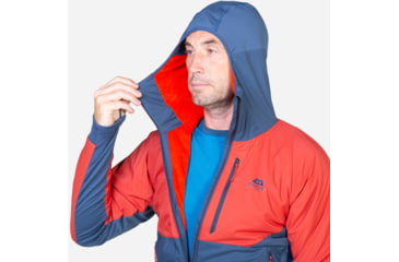 Image of Mountain Equipment Switch Pro Hooded Jacket - Mens, Redrock/Dusk, 2XL, ME006776Me01848R/DXXL