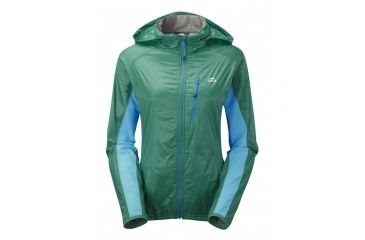 Image of Mountain Equipment Ultratherm Jacket - Women's-Emerald/Pacific Blue-10