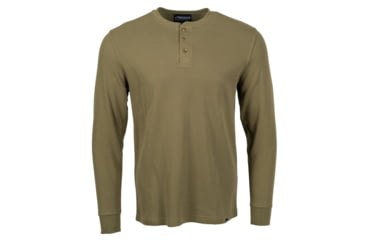 Image of Mountain Khakis Axe Thermal Henley Classic Fit - Mens, Forest Moss, S, O46301FOREST MOSSS