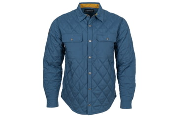 Image of Mountain Khakis Belton Quilted Shirtjac Classic Fit - Mens, Faded Indigo, XL, O86409FADED INDIGOXL