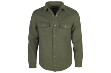 Image of Mountain Khakis Dover Wool Shirtjac Classic Fit - Mens, Forest Moss, XXL, K73301FOREST MOSSXXL