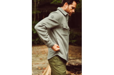 Image of Mountain Khakis Dover Wool Shirtjac Classic Fit - Mens, Forest Moss, XXL, K73301FOREST MOSSXXL