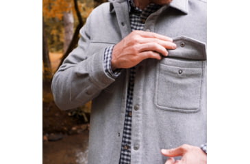 Image of Mountain Khakis Dover Wool Shirtjac Classic Fit - Mens, Forest Moss, XXL, K73301FOREST MOSSXXL