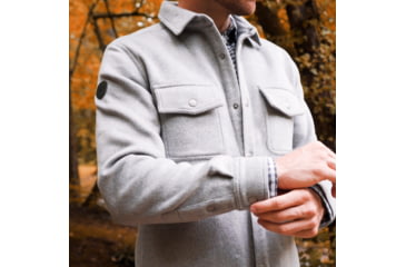 Image of Mountain Khakis Dover Wool Shirtjac Classic Fit - Mens, Forest Moss, XXL, K73301FOREST MOSSXXL