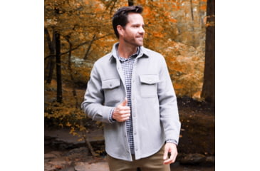 Image of Mountain Khakis Dover Wool Shirtjac Classic Fit - Mens, Forest Moss, XXL, K73301FOREST MOSSXXL