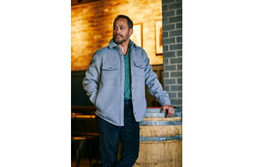 Image of Mountain Khakis Dover Wool Shirtjac Classic Fit - Mens, Forest Moss, XXL, K73301FOREST MOSSXXL