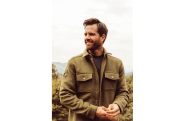 Image of Mountain Khakis Dover Wool Shirtjac Classic Fit - Mens, Forest Moss, XXL, K73301FOREST MOSSXXL