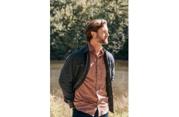 Image of Mountain Khakis Downtown Flannel Shirt Classic Fit - Mens, Sage, XL, N52C26SAGEXL