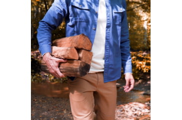 Image of Mountain Khakis Hamilton Chamois Shirt Relaxed Fit - Mens, Faded Indigo, XL, K99409FADED INDIGOXL
