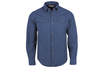 Image of Mountain Khakis Hamilton Chamois Shirt Relaxed Fit - Mens, Faded Indigo, XL, K99409FADED INDIGOXL