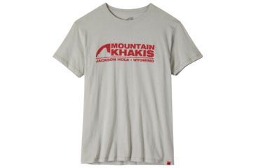 Image of Mountain Khakis Logo T-Shirt - Mens, Heather Grey, Large 6842446200