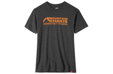 Image of Mountain Khakis Logo T-Shirt - Mens, Charcoal Heather, Small 6845216000