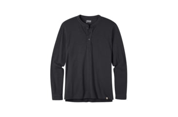 Image of Mountain Khakis Mixter Henley - Mens, Black, Large, 9951076200-107-Large