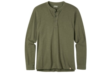 Image of Mountain Khakis Mixter Henley Shirt - Men's-Field Green-Medium