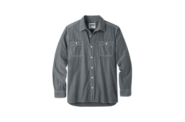 Image of Mountain Khakis Mountain Chambray Long Sleeve Shirt - Mens, Black, Medium, 3621076100-107-Medium