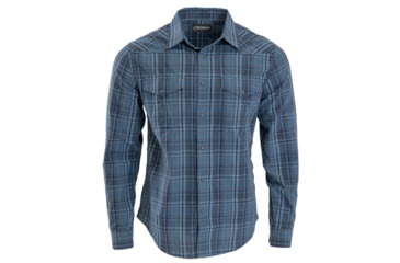 Image of Mountain Khakis Rodeo Long Sleeve Woven Shirt Classic Fit - Mens, Blue Ridge, XL, O77405BLUE RIDGEXL