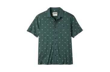 Image of Mountain Khakis Tatanka Short Sleeve Shirt - Mens, Deep Sea Print, Large 2017206200