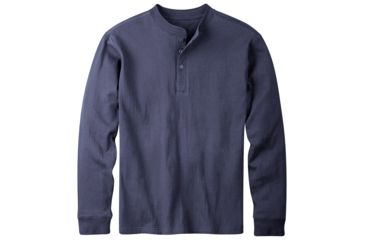 Image of Mountain Khakis Trapper Henley Shirt - Mens, Navy, Large, 2701566200