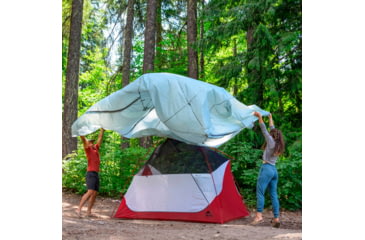 Image of MSR Habiscape 4 Tent, Glacial Blue, 4, 11595