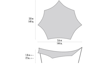 Image of MSR Rendezvous 200 Wing U24 Tarp