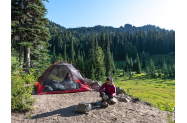 Image of MSR Zoic 4 Tent, Red, 13126