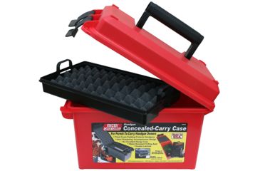 Image of MTM Handgun Conceal Carry Case, Red, HCC-30