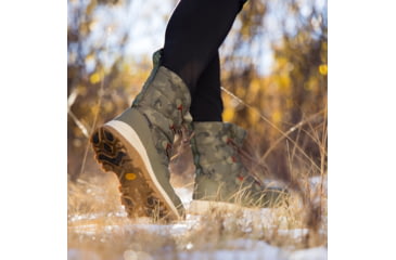Image of Muck Boots Arctic Ice Nomadic Sport Arctic Grip A.T Lace Boot - Womens, Olive/Camo, 5, NWVA-300-CAM-050