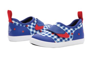 Image of Muck Boots Child Summer Solstice Velcro - Kids, Blue Picnic, 7, SSV-PIC-BLU-C70