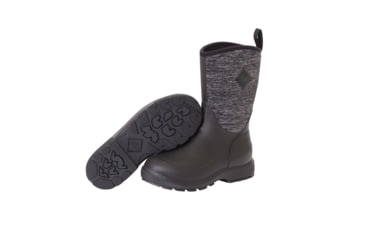 Image of Muck Boots Element Boot - Kids, Black/Heather Jersey, 7, KEL-1JER-BLK-070