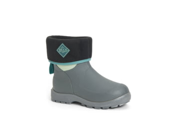 Image of Muck Boots Element Boot - Kids, Gray/Teal Fade, 2, KEL-102-GRY-020