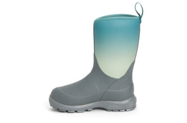 Image of Muck Boots Element Boot - Kids, Gray/Teal Fade, 2, KEL-102-GRY-020