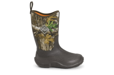 Image of Muck Boots Hale Rubber Boots - Kids, Brown/RealTree Edge, 9, KBH-RTE-RTR-090