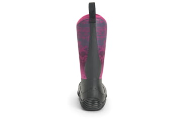 Image of Muck Boots Hale Rubber Boots - Youth, Black/Magenta Digi Terrain Fade, 4, KBH-004-BLK-040