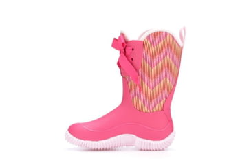 Image of Muck Boots Halo Prints Boot - Kids, Pink Chevron, 6, KHL-4WAV-PNK-060