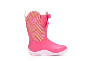Image of Muck Boots Kid's Halo Prints Boot, Pink Chevron, 10 KHL-4WAV-PNK-100