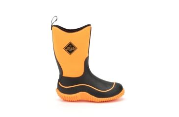Image of Muck Boots Kids Hale Kid'S Outdoor Sport Boot, Black/
Neon Orange, 11 KBH700-011