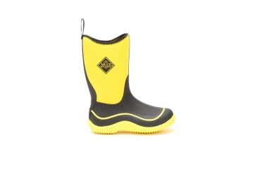 Image of Muck Boots Kids Hale Kid'S Outdoor Sport Boot, Black/
Neon Yellow, 8 KBH800-008