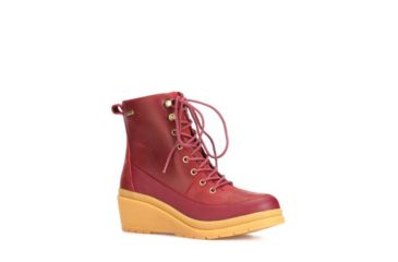 Image of Muck Boots Liberty Waterproof Wedge Boots - Womens, Cordovan, 8.5 LWW-6BUR-RED-085