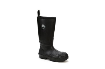 Image of Muck Boots Mens Chore Resistant Tall St Oil,Chemical SlipResistant Work Boot, Black,Black, 6, CRTS000006