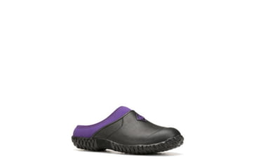 Image of Muck Boots Muckster Clog - Womens, Black/Purple, 11, WMC-500-PUR-110