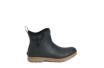 Image of Muck Boots Originals Ankle Boot - Womens, Black/Plaid/Gum, 5, OAW-1PLD-BLK-050