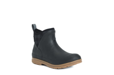 Image of Muck Boots Originals Ankle Boot - Women's, Black/Plaid/Gum, 5, OAW-1PLD-BLK-050