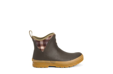 Image of Muck Boots Originals Ankle Boot - Womens, Brown/Plaid/Gum, 5, OAW-9PLD-BRN-050