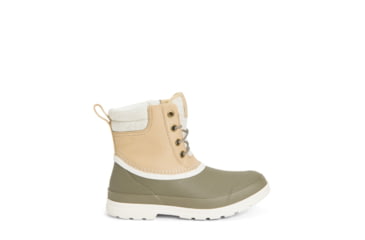 Image of Muck Boots Originals Duck Lace Boot - Women's, 6 US, Medium, Taupe/Walnut, ODLW-901-TAN-060