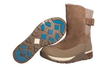 Image of Muck Boots Women's Apres Lace v2 Leather, Taupe, 5, AP2-901-Taupe-050