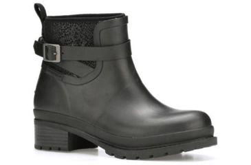Image of Muck Boots Women's Liberty Waterproof Ankle Rubber, Black/Plaid, 11, LWKR-6PLD-BLK-110