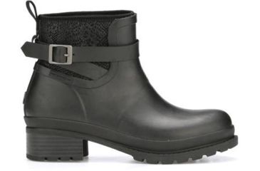 Image of Muck Boots Women's Liberty Waterproof Ankle Rubber, Black/Plaid, 11, LWKR-6PLD-BLK-110