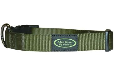 Image of Mud River Bootlegger Nylon Collar, L/XL Green 20in. - 26in. SB-506-MLXLG