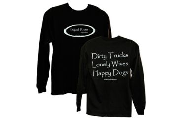 Image of Mud River Long Sleeve T-shirts - XL Black MRLS-XLBL